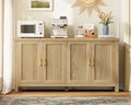 usikey 63" Buffet Cabinet with Storage & 4 Adjustable Shelves by USIKEY