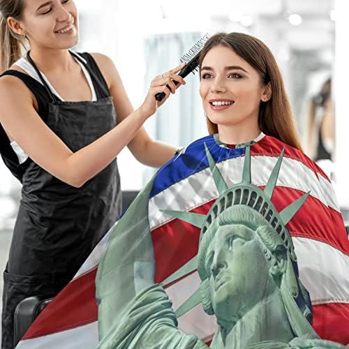 Barber Capes Polyester Hair Cutting Salon Cape with Snaps Beard Bib Hairdresser Gown Stylist Cape For Men Women - Image 4