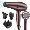 2000 Watt Hair Dryer, ARDIRO Blow Dryer with Diffuser Comb Concentrator for Women Men, Negative Ionic Quiet Hairdryer with Powerful Fast Dryring AC Motor for Curls by ARDIRO