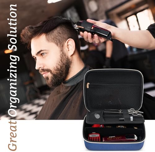 ProCase Hard Travel Case for Hair Clippers -Navy - Image 6