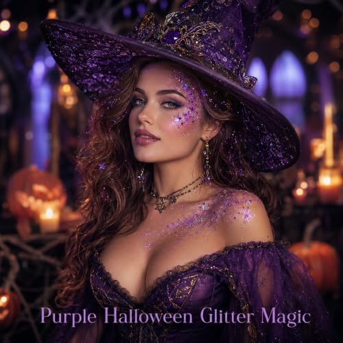 Go Ho Violet Purple Glitter Stick,Hair Face Body Shimmer for Women Kids - Image 3