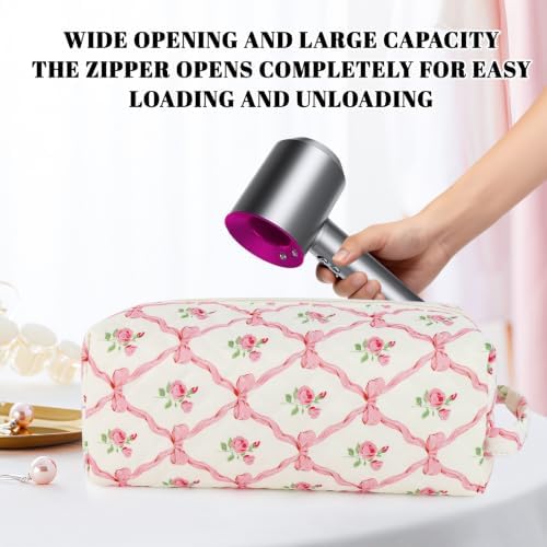 Hair Tools Travel Carrying Bag, Quilted Floral Bag for Shark Flexstyle - Image 5