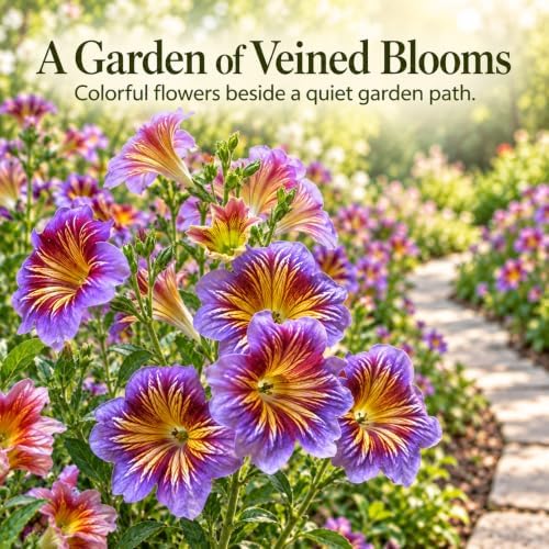 ZEshops 100 Chilean Morning Glory Flower Seeds, Mixed Colors, Garden - Image 2