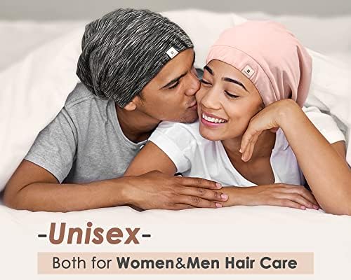 YANIBEST Slouchy Beanie Hat Satin Lined Sleep Cap Chemo Headwear Caps - Image 2