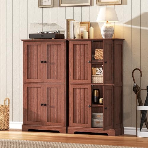 ChooChoo Bathroom Floor Cabinet with Adjustable Shelves - Image 6