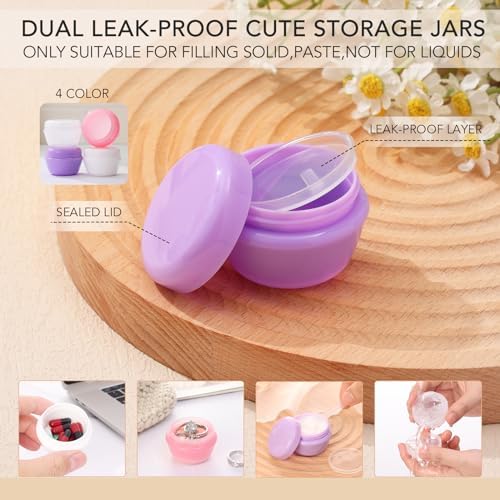Muslish 21 Pack Travel Bottles for Toiletries, Leak-Proof TSA Compliant Silicone Travel Size Containers for Shampoo and Conditioner, BPA Free with Toiletry Bag (Apricot) - Image 4