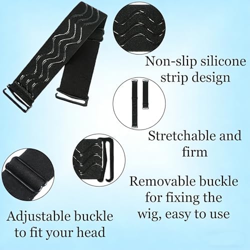 U Part Wig Cap with Drawstring & Anti-Slip Silicone Band (4×4 in) - Image 3