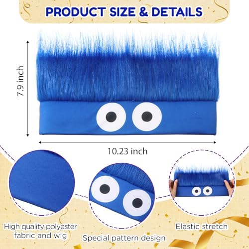 Crazy Wig Hairy Headband Hat - Image 2