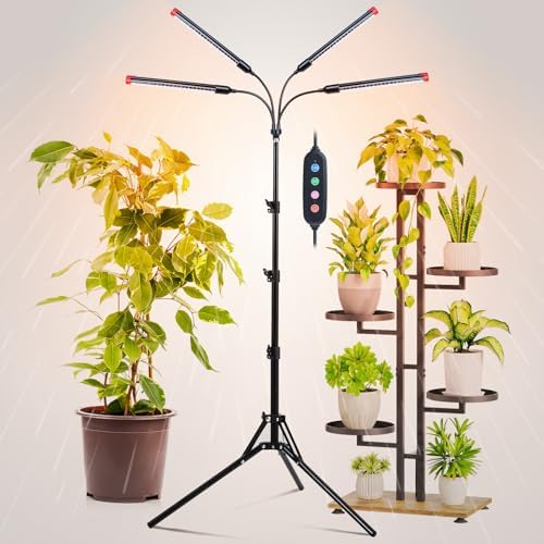 Grow Light with Stand for Tall and Large Indoor Plants by FRGROWLEDGROWLIGHTS