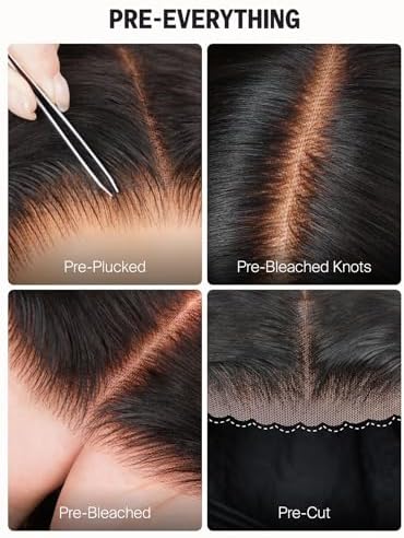 6x5 HD Lace Closure Glueless Curly Human Hair Wig 24 Inch - Image 5