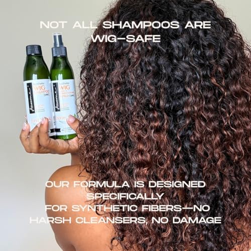 Awesome Synthetic Wig Care Kit, Shampoo & Leave-In Conditioner, 2-Pack - Image 3