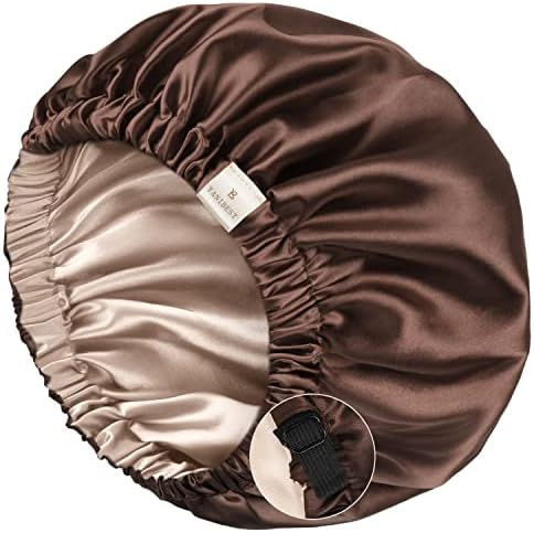 YANIBEST Satin Bonnet for Sleeping Women Men, Adjustable Hair Bonnet by yanibest