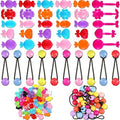 Giegxin 60 Pcs Girls Barrettes Hair Clips Ponytail Ties, Novel Style by Giegxin