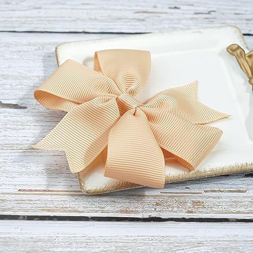 40Pcs 3" Hair Bows for Girls Toddler Pinwheel Bow Alligator Clips for Kids - Image 3