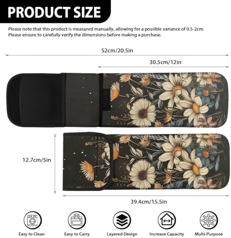 Tie-Dye Curling Iron Case Heat Resistant Travel Bag Cow Print Curling Iron Covers for Travel Portable Curling Iron Organizers and Storage Neoprene Straightener Holder - Image 6