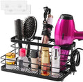 Metal Hair Tool Organizer Wall Mounted, Hair Dryer Holder Basket Storage by VITVITI