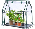 Mini Greenhouse for Indoor Outdoor: Ohuhu Tabletop Portable Green House with Waterproof Pad for Small Plants Nursery Germination, 36"x18"x33" Heavy-Duty Cover Tent Humidity Dome Seedling Accessory by Ohuhu