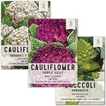 Seed Needs Cauliflower Seeds Variety Pack of 3 Non-GMO Heirloom Vegetables by SeedNeeds