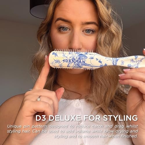 Denman D3 Original Curl Definer & Styler, Curly Hair Brush for Women & Men – 7 Row Detangling & Curl Defining Brush for Smooth Defined Curls - a precision Styling Brush for straight hair - Image 4