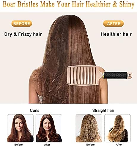 2 Pack Detangling Brushes for Women & Kids, Wet & Dry Hair, All Hair Types - Image 2