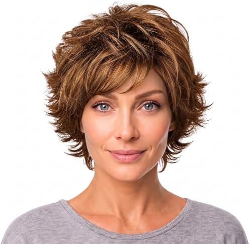 Raquel Welch Women's All-Over-Layers Short Brown Wig, VOLTAGE by Unknown