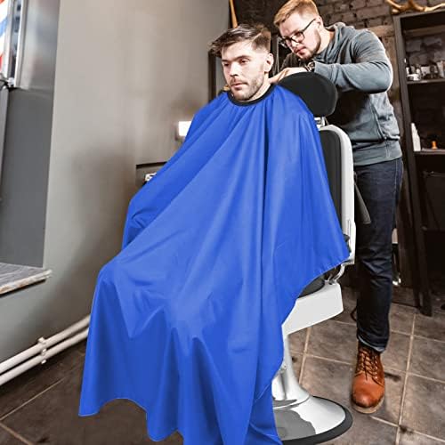 YELEGAIProfessional Salon Hair Cutting Cape,56x63 inches Large Hairdresser Cape for Haircut,Coloring,Makeup,Styling and More,(Blue) - Image 5
