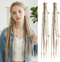 2Pcs16" Clip in Braids & Dreadlock Extensions for Women, by Unknown