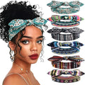 6 Pcs Short Bow Headbands for Women Boho Twist Knotted Hair Bands by ZUYASEZ