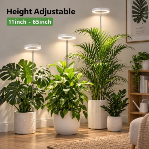 LBW Grow Lights for Indoor Plants, 6.3" Full Spectrum Grow Light, 72 LEDs - Image 2