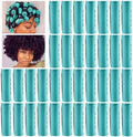 36 Pcs Perm Rods,Green Perm Rods,1 Inch Large Perm Rod For Short Long Hair by Unknown