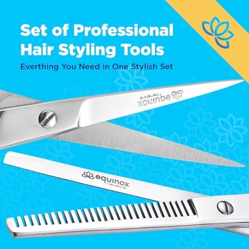 Equinox Professional Hair Cutting Scissors Set - Blending Shears for Hair - Image 3