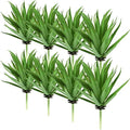 8 Pcs Artificial Succulents Unpotted Outdoor Agave Plants, Green by Jutom