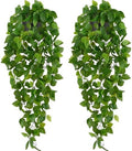 Waipfaru Fake Hanging Plants, 2Pcs Artificial Potted Plant Pothos by Waipfaru