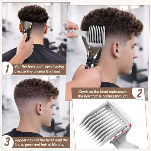 4-in-1 Detachable Fade Comb Set - Image 7
