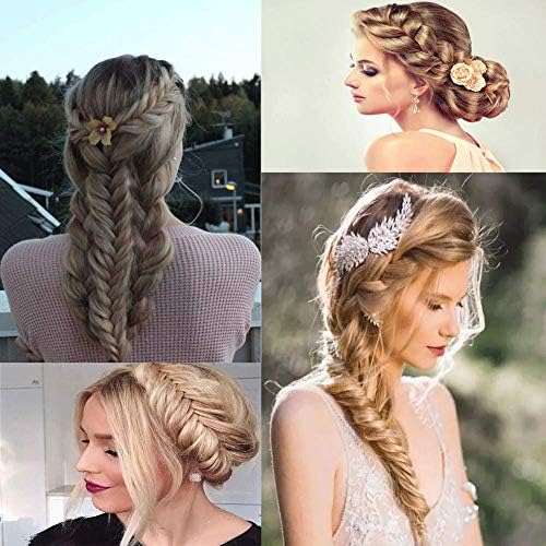 Synthetic Hair Braided Headband Classic Wide Strands Wedding Disorderly Fluffy Braids Wig Band Women Beauty Accessory - Image 6
