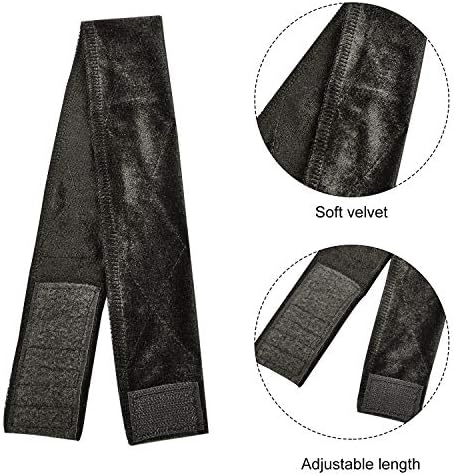 WILLBOND 10 Pieces Velvet Wig Grip Band for Women Adjustable Non Slip Band - Image 3