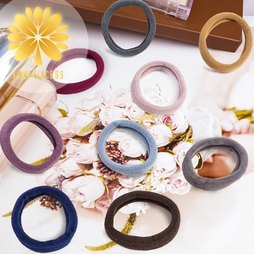 Kanprincess Nylon Hair Ties, 100PCS No-Damage Soft Bands for Women - Image 6