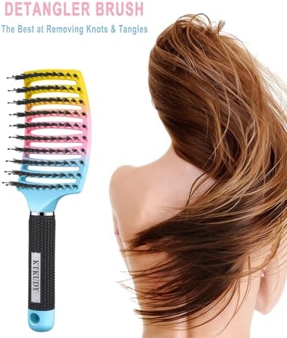 Detangling Brush for Women & Kids, Wet & Dry Hair, All Hair Types - Image 4