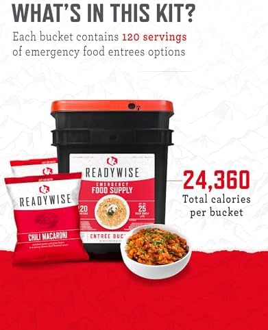 READYWISE Emergency Survival Food Supply Favorite Sample Bucket 120 Serving - Image 4