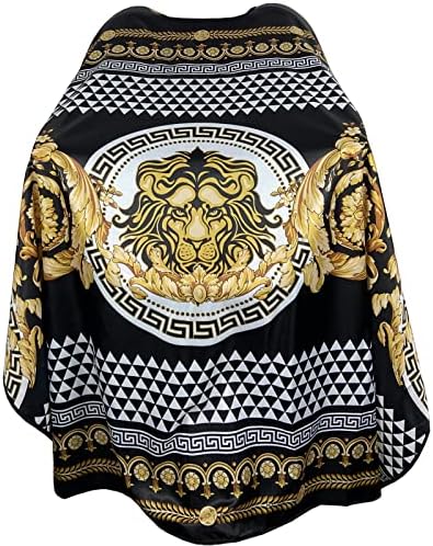 Barber Capes for Men Hair Cutting Salon Capes with Snaps Hairdresser Gown Stylist Cape- 63”× 56” by Unknown