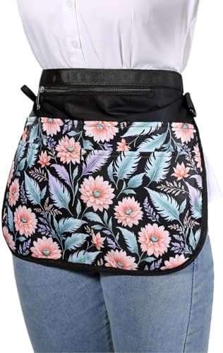 Barber Apron with 5 Pockets, Waterproof and Bleach-proof Hair Stylist Apron for Men and Women - Image 4