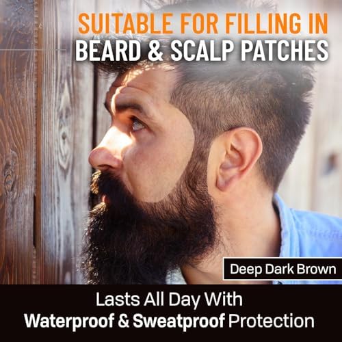 Beard Pen Filler for Men - Barber Styling Grooming Pencil - Deep Dark Brown - Image 5