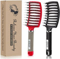 2 Pack Detangling Brushes for Women & Kids, Wet & Dry Hair, All Hair Types by KTKUDY