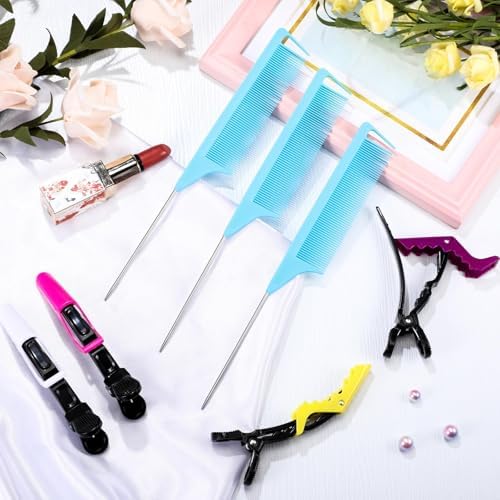 Geiserailie 10 Pcs Magnetic Gel Wrist Styling Tool Set,Blue Wrist Strap - Image 5