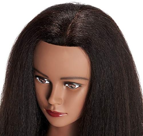 Hairingrid Mannequin Head 16"-18" 100% Real Hair Training Manikin Head - Image 3
