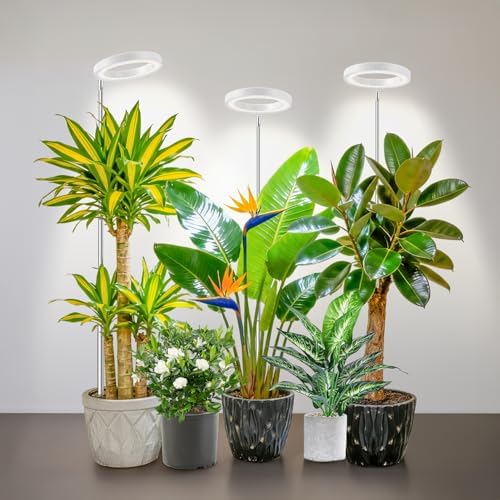 6.3in Grow Light, Full Spectrum Plant Lights for Indoor Growing by HOME