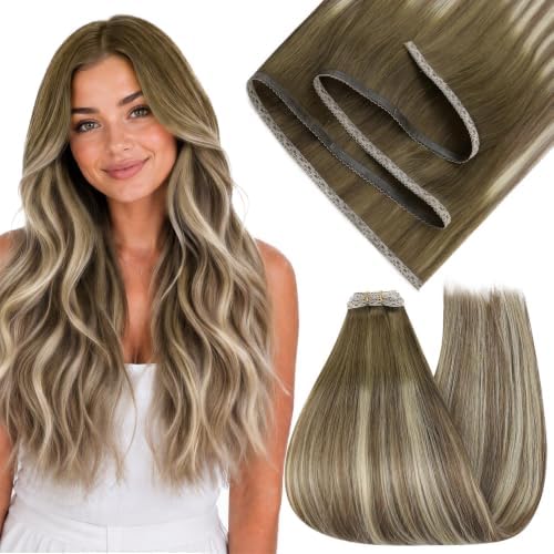 Full Shine Sew In Weft Hair Extensions Real Human Hair 18 Inch 60g by FullShine