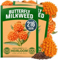 HOME GROWN Butterfly Milkweed Seeds for Planting, 2 Pack,Asclepias tuberosa by HOMEGROWN