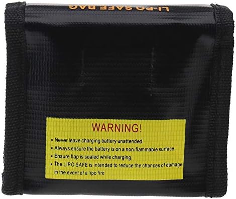 Micro Traders Battery Safe Bag Storage Sack Pouch Fireproof Explosion-Proof Charge Protective Guard for 3Pc Li-po Battery Protection Compatible with DJI Mavic Mini - Image 7