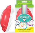 Knot Genie Detangling Hair Brush for Kids (Corally-Q) | Original Full Size | Perfect for Curly Hair, Gently Separate Tangles, Leaves Hair Smooth & Shiny | The Pain Free Knot Detangler by KnotGenieDetanglingBrush